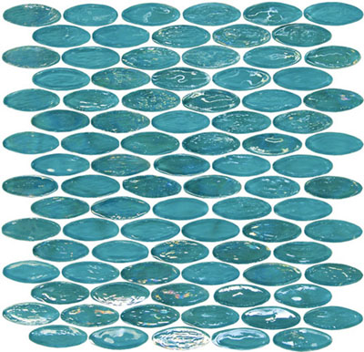 Bahama Blue Oval