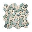 Green/White Cut Stone