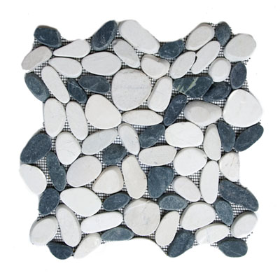 Black/White Cut Stone