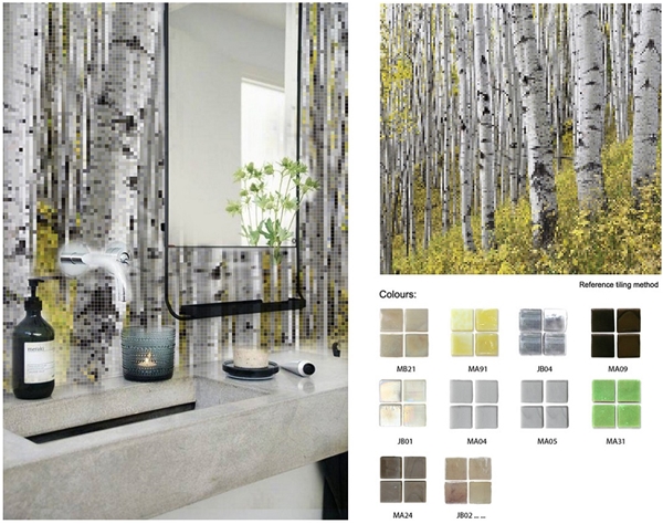 uncut custom mural rendering