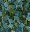 Teal and green 10mm tile blend