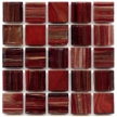 Maroon tile blend for walls