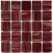 Maroon with gold swirls in Hakatai Aventurine mosaic tile
