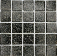 Teak vitreous brown tile by cartglass