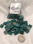 Evergreen Iridescent craft tiles