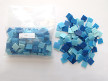 Cyan Blue Assortment from CartGlass Classic tile line for blue shading