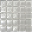 Off White Linen glass tile
