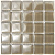 Taupe colored bathroom tile