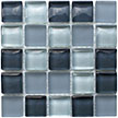 Ash Grey Blend of back painted mosaics
