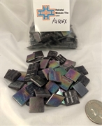 Eggplant mosaic mural tiles