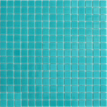 Turquoise colored craft tiles