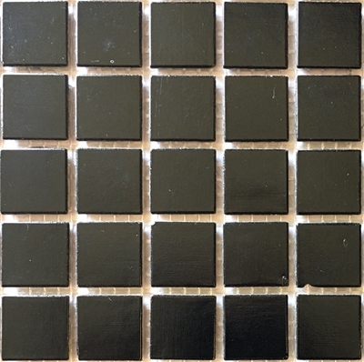 Black vitreous mosaic tile for art projects
