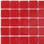 Molten Red glass tile