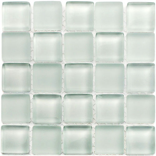 Clear white glossy and matte glass tilel tile