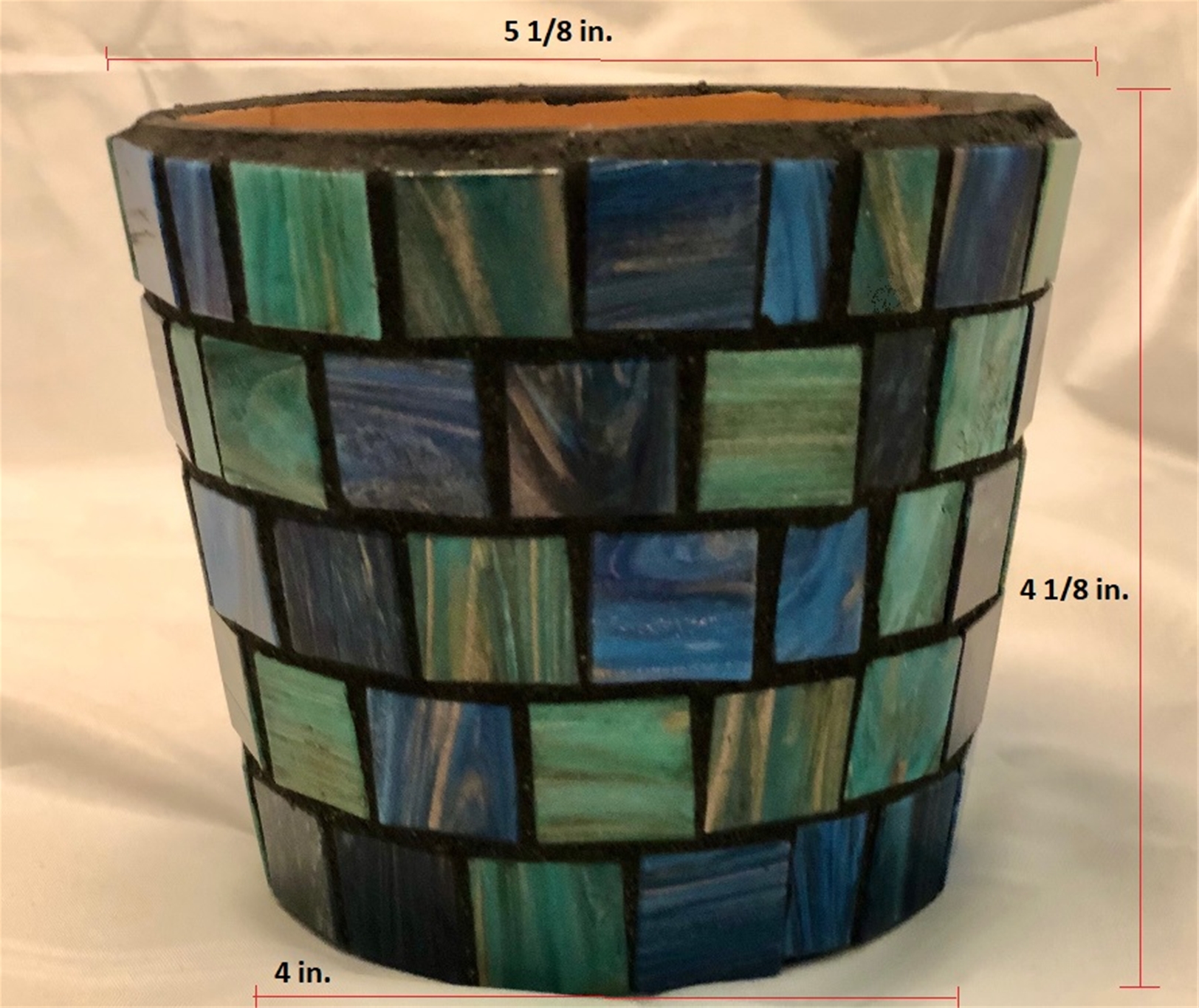 5x4 Blue & Green