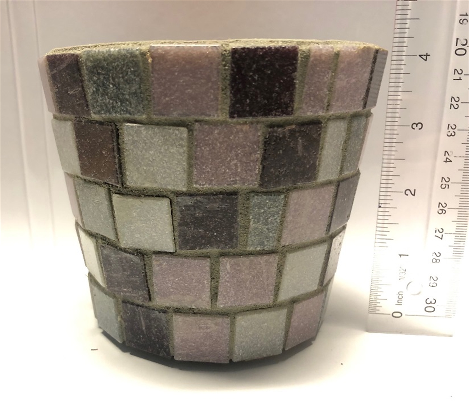 5x4 Purple & Grey glass tile blend