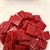 1 Bright Red Glass Tile
