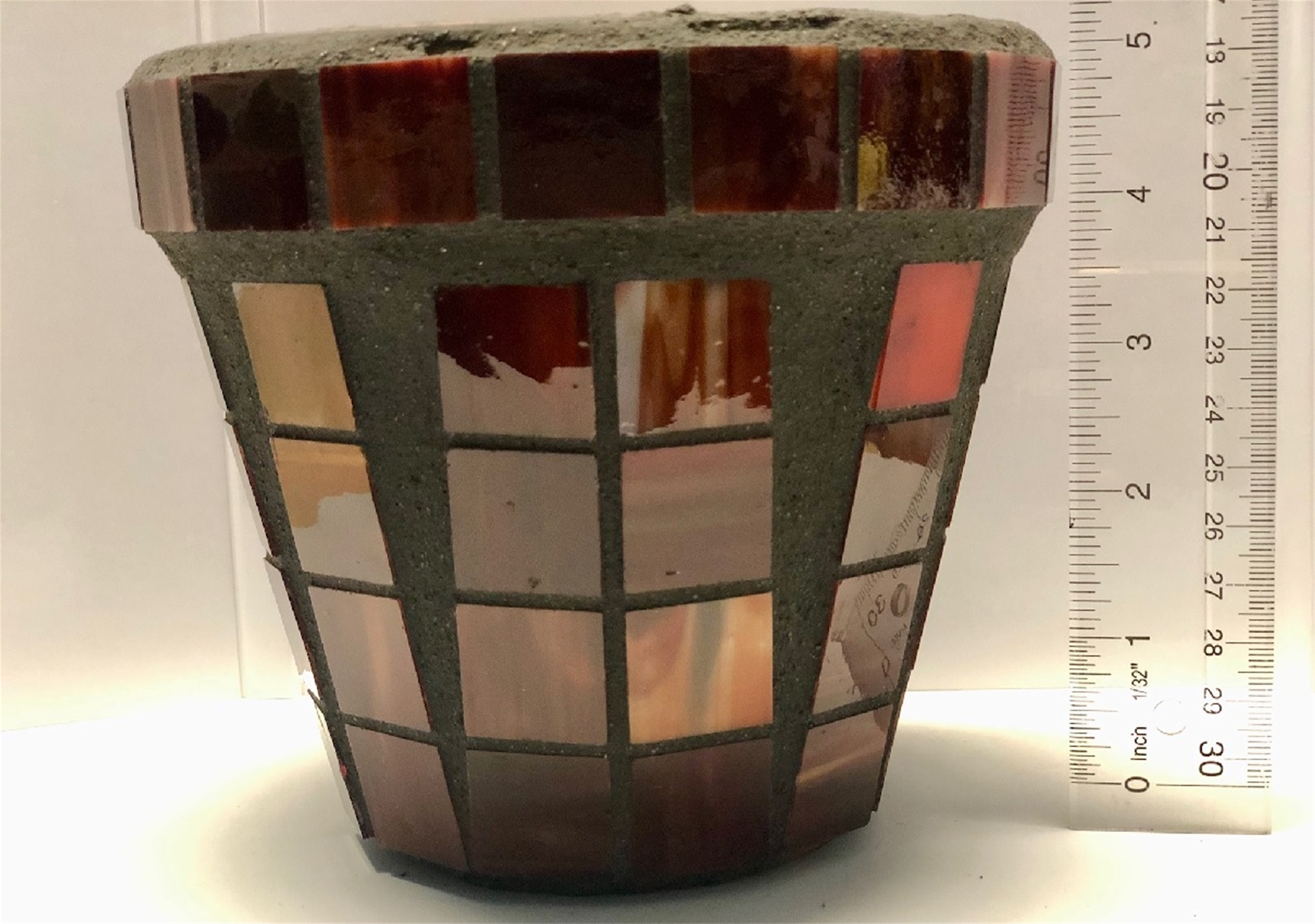 6x3 STG Red tiled planter