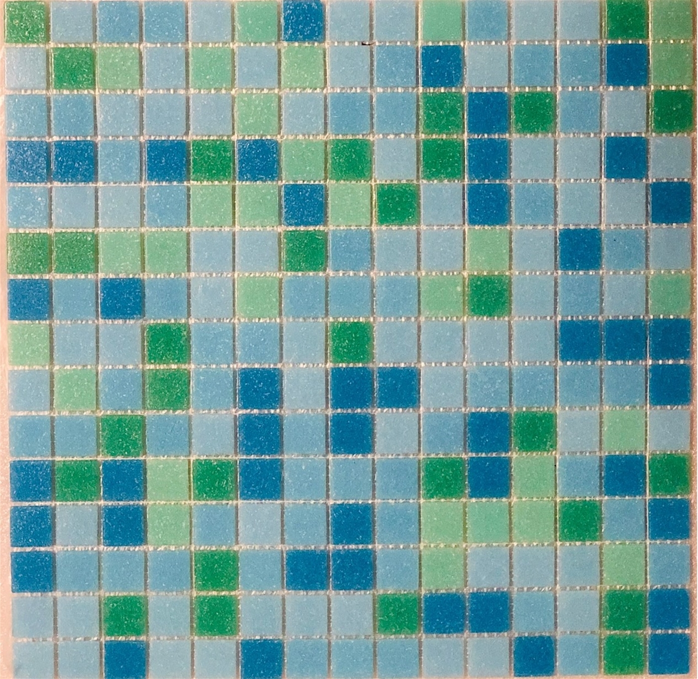 Sky Blue/Mint Green Blend mosaic craft tiles