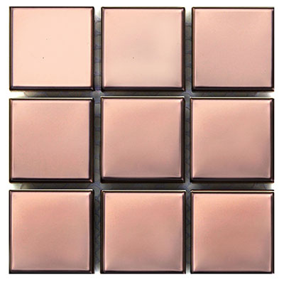 Polished Copper 7/8" x 7/8"