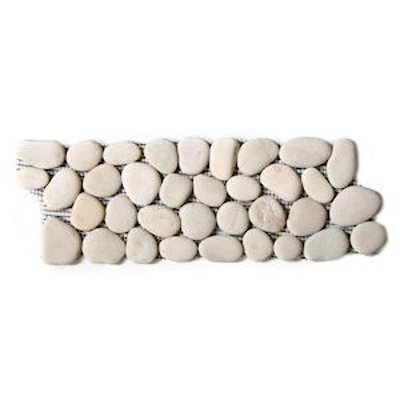 White Pebble Border