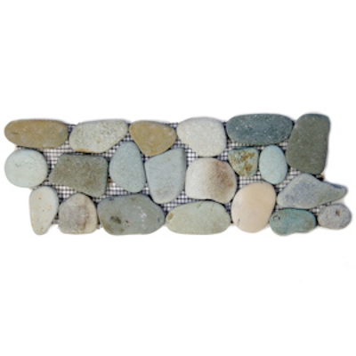 Green Pebble Border