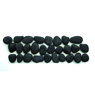 Black Pebble Border