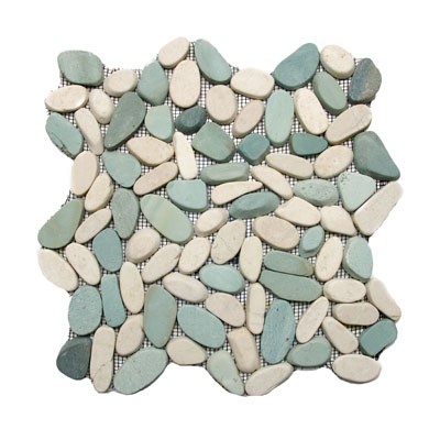 Green/White Cut Stone