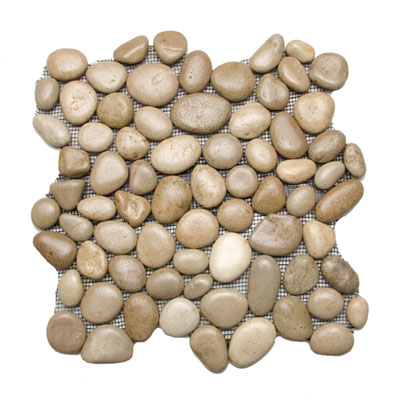 Glazed Beige River Stone