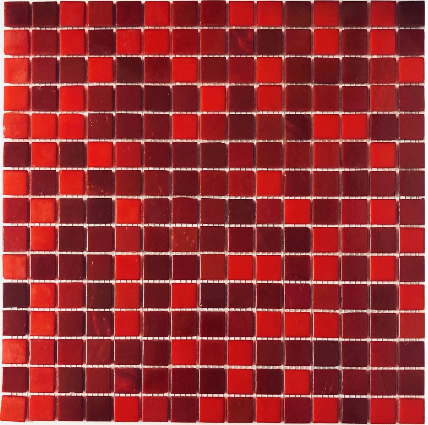 Burnt Red uses three colors of red tile