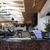 Installed image of recycled wood tile from Hakatai Enterprises in Pie + Vine in Ashland, OR