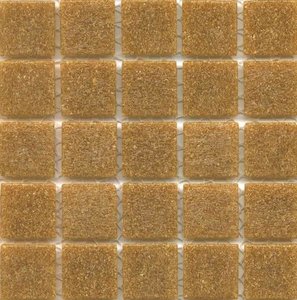Fossil is vitreous brown glass tile