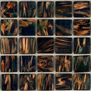 Dark blue mosaic tile for backspalshes