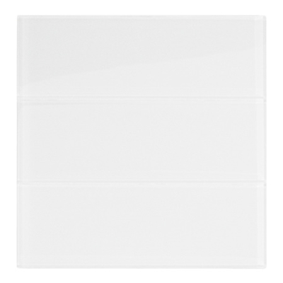 White 4" x 12"
