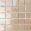 Rose Petal pink iridescent art tile