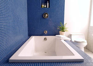 Cartglass Classic series 3/4" x 3/4" glass tile
