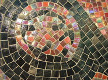 Example of a simple-cut mosaic mural