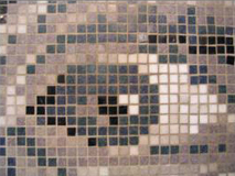 Example of an uncut mosaic mural