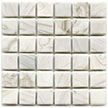 HM630 Ivory is a white glass tile suitable for bathrooms, pool installations and counter tops