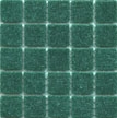 Emerald green cartglass mosaic tile