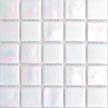 Blend of iridescent and non-iridescent tile