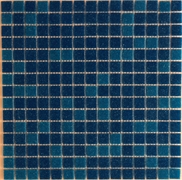 Deep Blue mosaic tile wall 