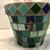 Green glass tile 