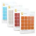 Glass tile samples